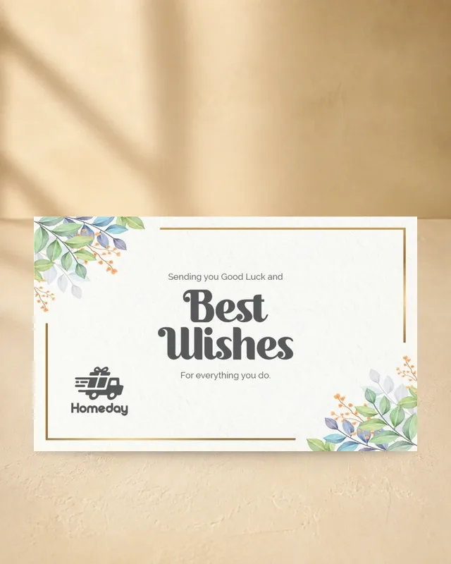 Common Best Wishes Card — image 1
