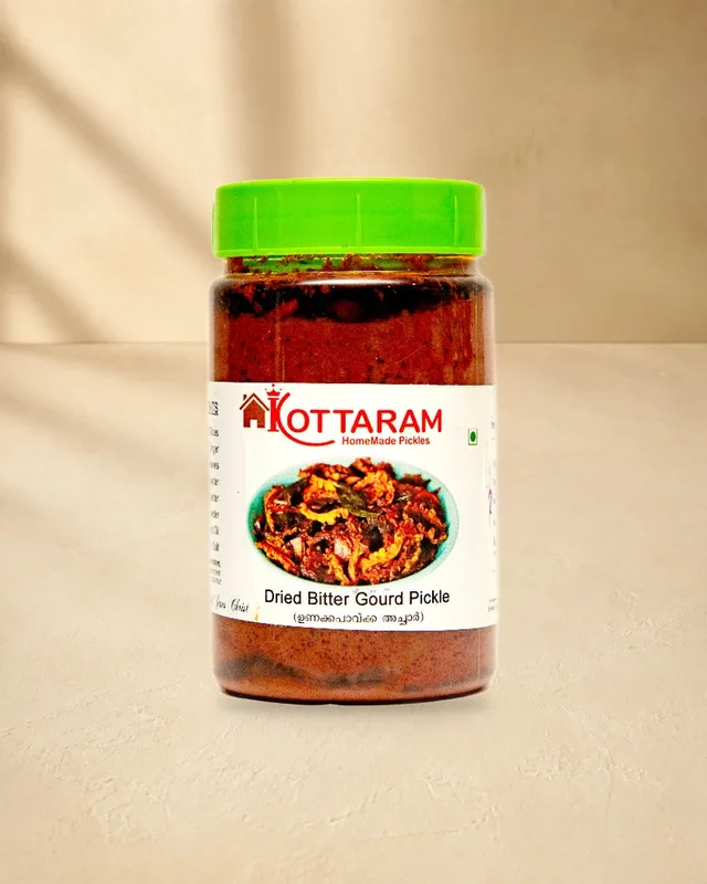 Dried Bitter Gourd Pickle (ഉണക്ക പാവയ്ക്കാ അച്ചാർ) 200g — image 1