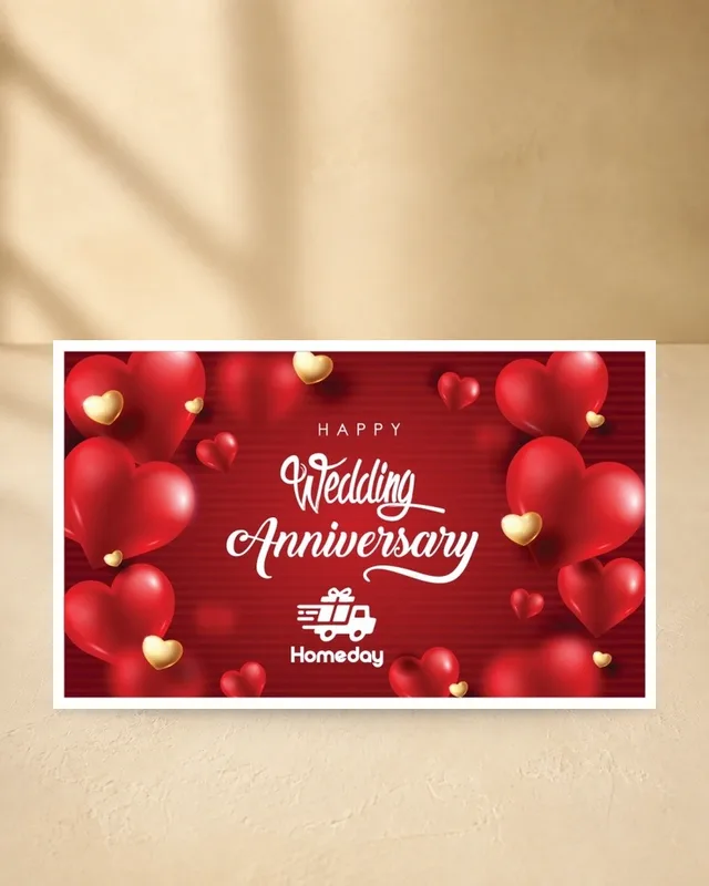 Wedding Anniversary Wishing Card — image 1